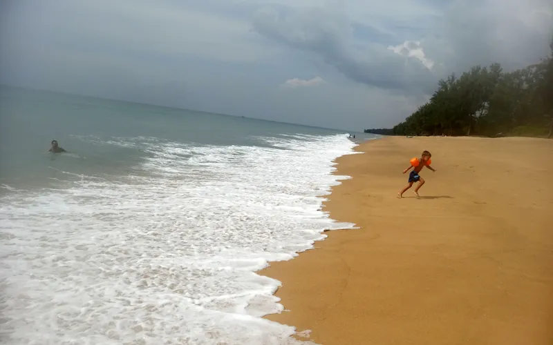 Mai Khao - scooter rental area in Phuket